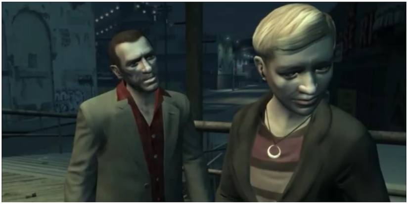 Niko Bellic speaking to Ilyena Faustin