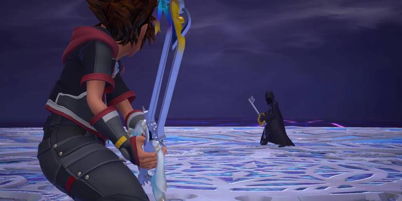 Kingdom Hearts 3 Data Battle Xion