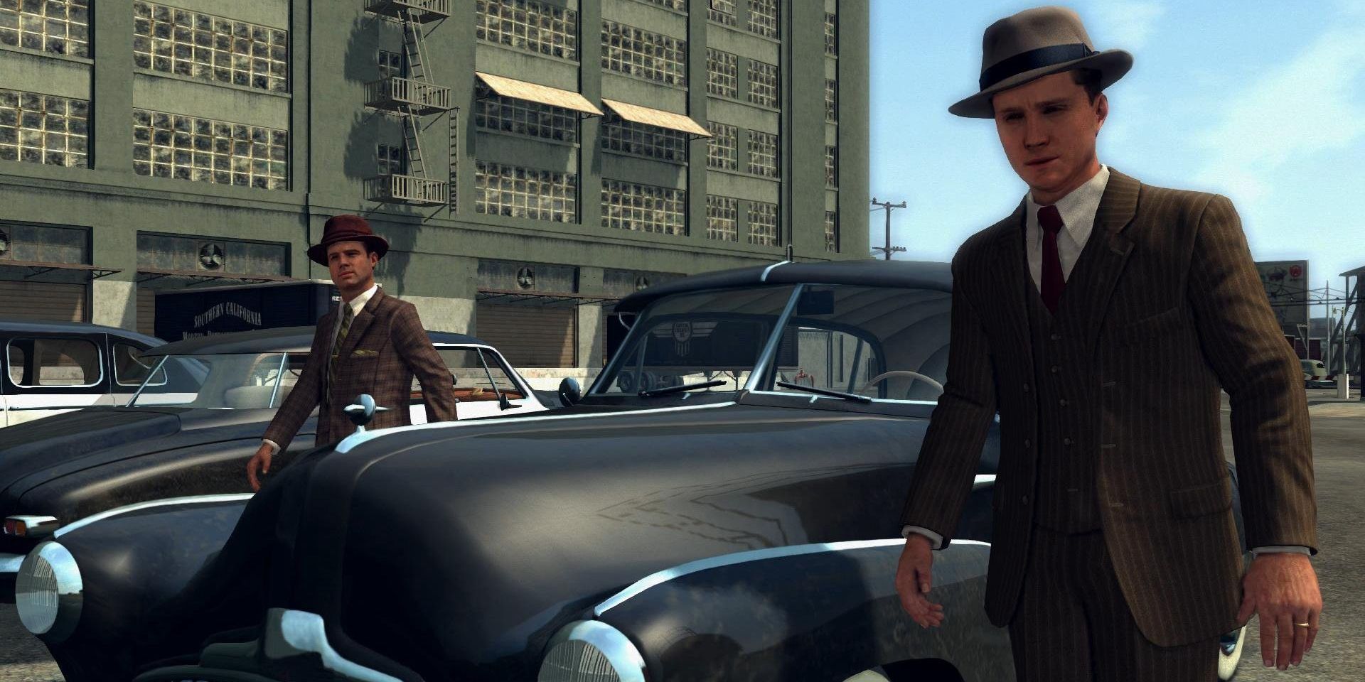 LA Noire Detectives and their car