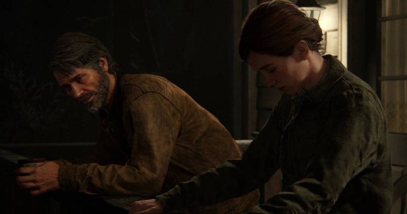 Last of us part 2 ellie and joel talking