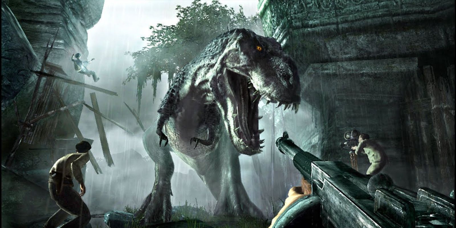 Encounter With The V-Rex In King Kong