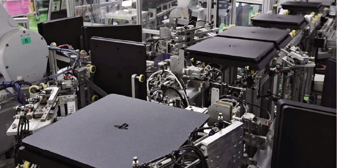 The Playstation 4 is made in just 30 seconds with help of robots