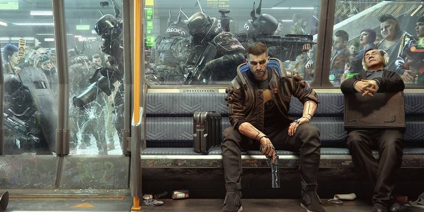 Cyberpunk 2077 train