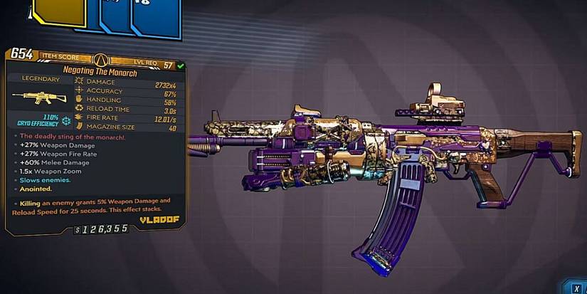 Monarch borderlands 3 gun