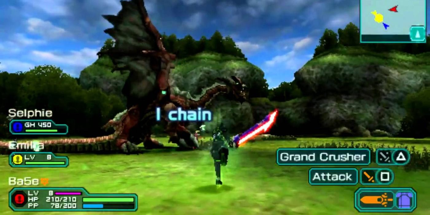 image of Phantasy Star Portable 2 gameplay