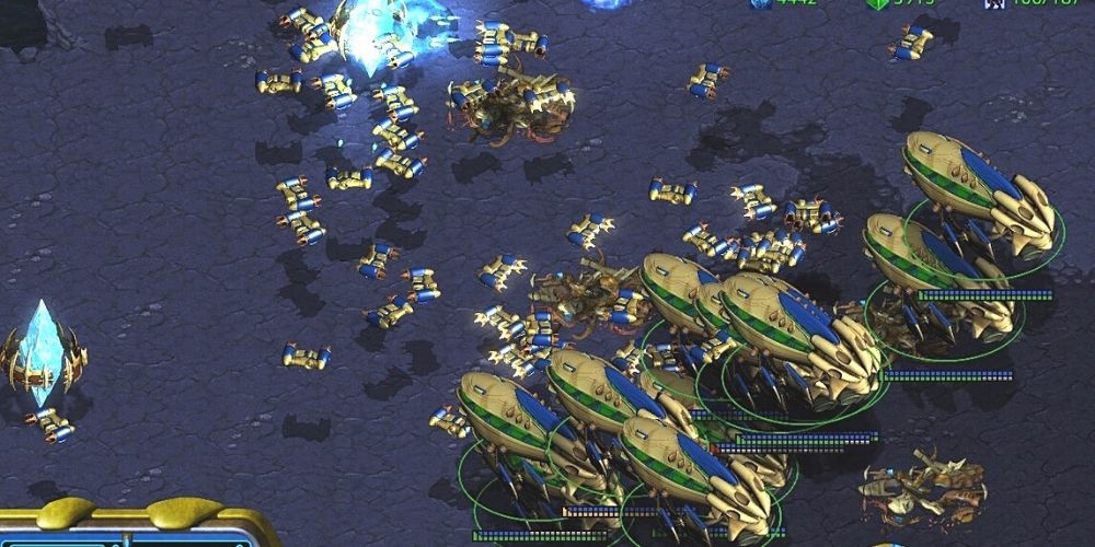 Protoss Carriers in StarCraft