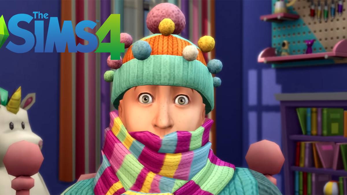 Sims 4 man with goofy hat