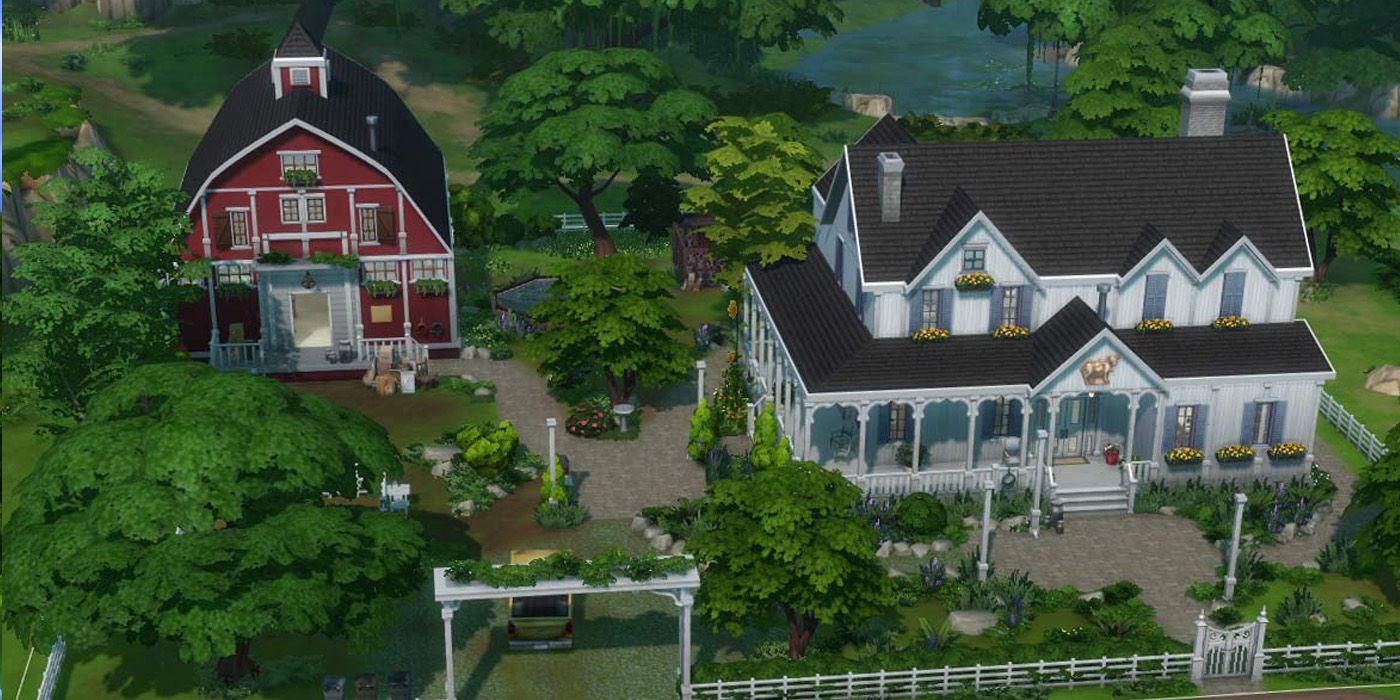 Building lots in The Sims