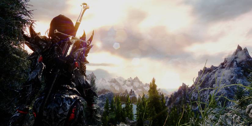 Skyrim Dragonborn Outside