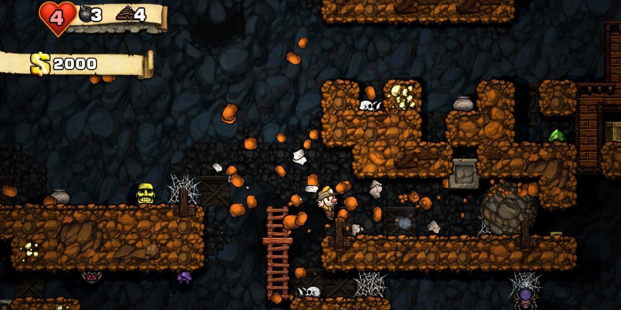 Spelunky Gameplay Exploring the Dwelling