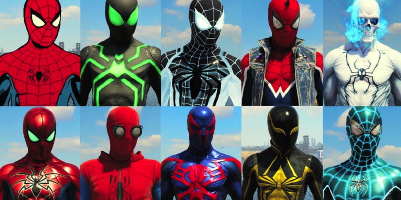 Spider-Man PS4 Costumes