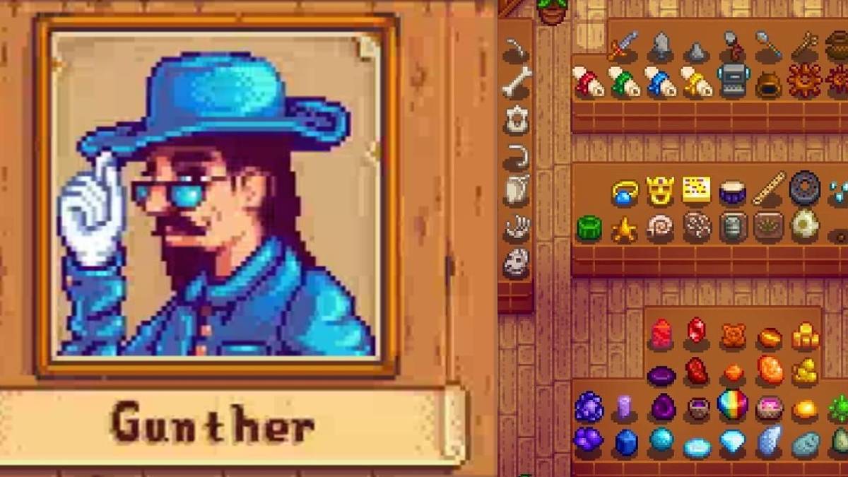Stardew Valley Museum Shelves Gunther Feature
