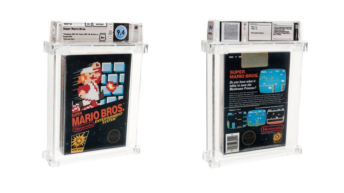 Super Mario Bros heritage auctions