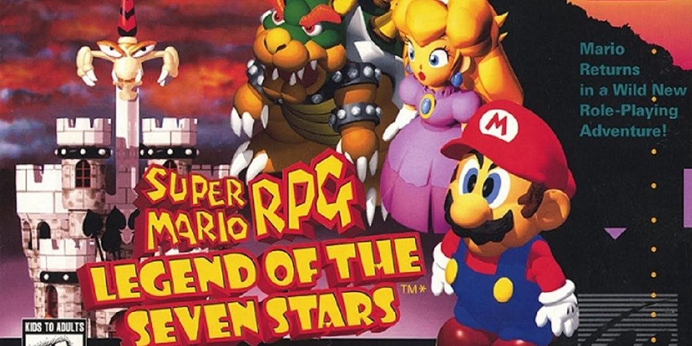 Super Mario RPG Bowser, Peach, and Mario