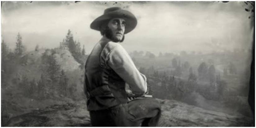 Evelyn Miller on top of a rock