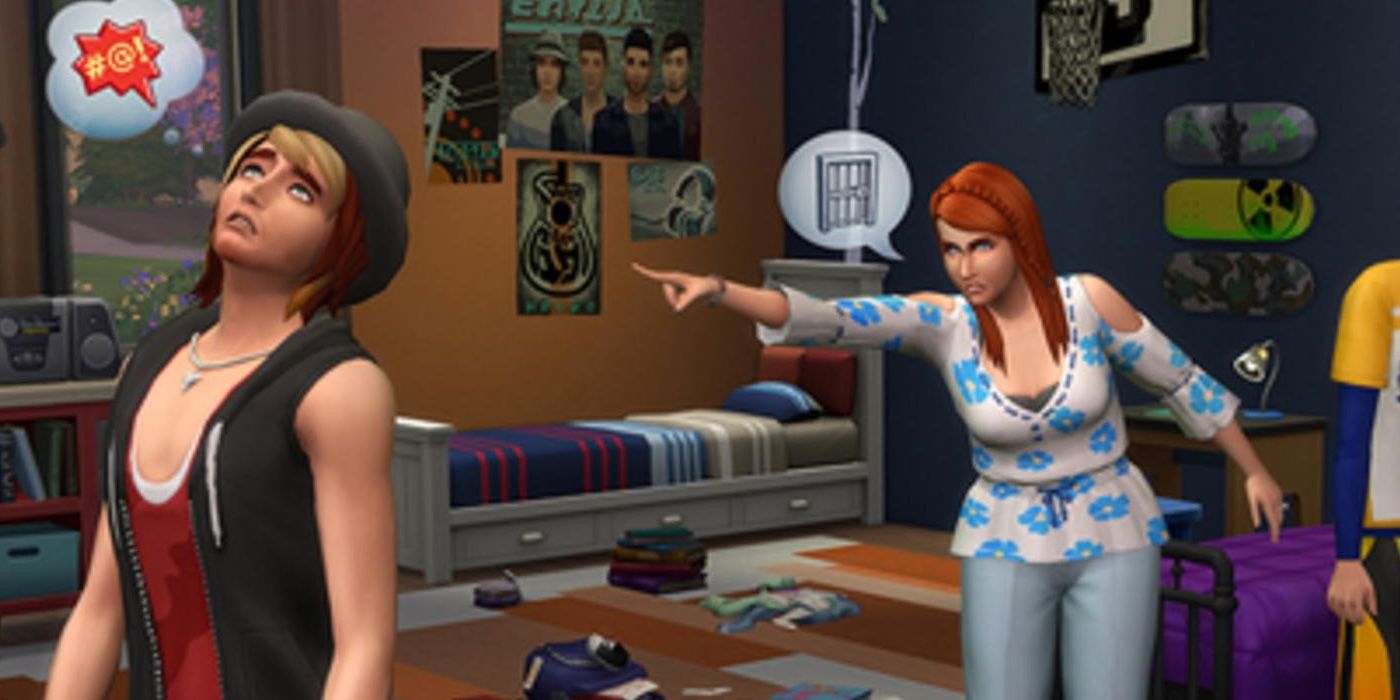 The Sims 4 Angry Teen