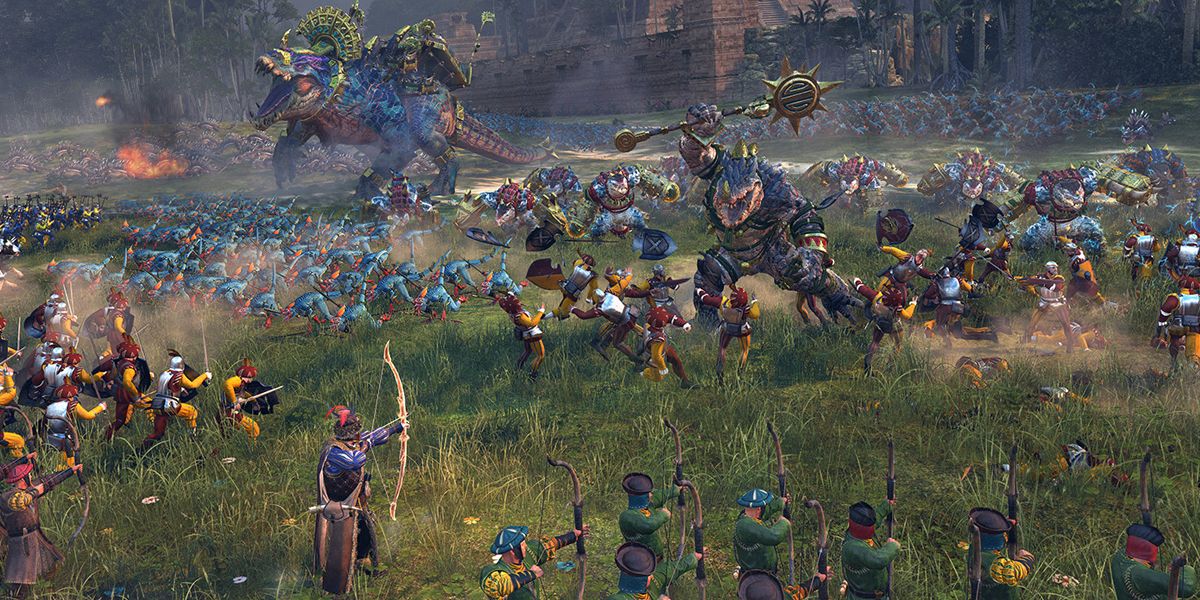 Total War WARHAMMER II Large battle gameplay