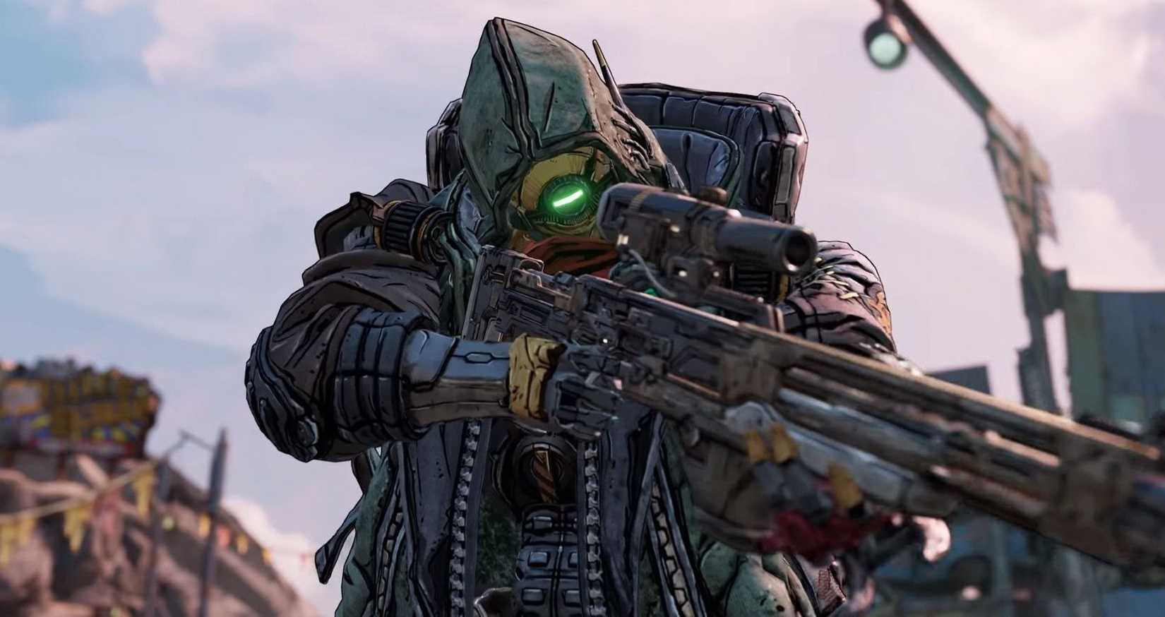 Borderlands 3 Fl4k with sniper rifle