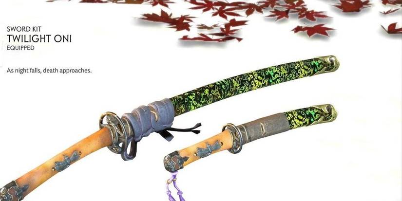 Ghost of Tsushima Twilight Oni Sword kit