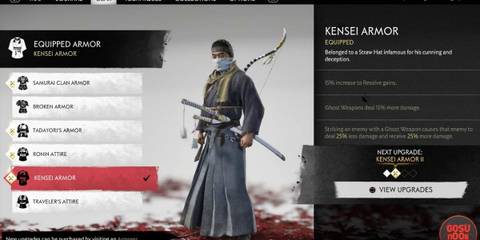 Ghost of Tsushima Kensei Armor Set