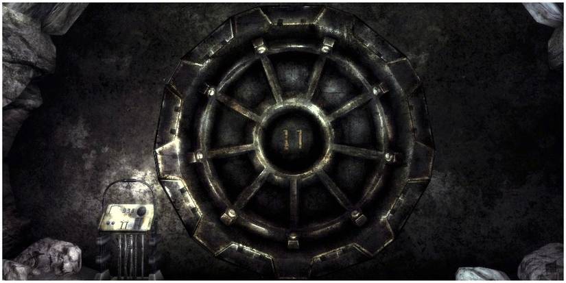 The entrance to Vault 11