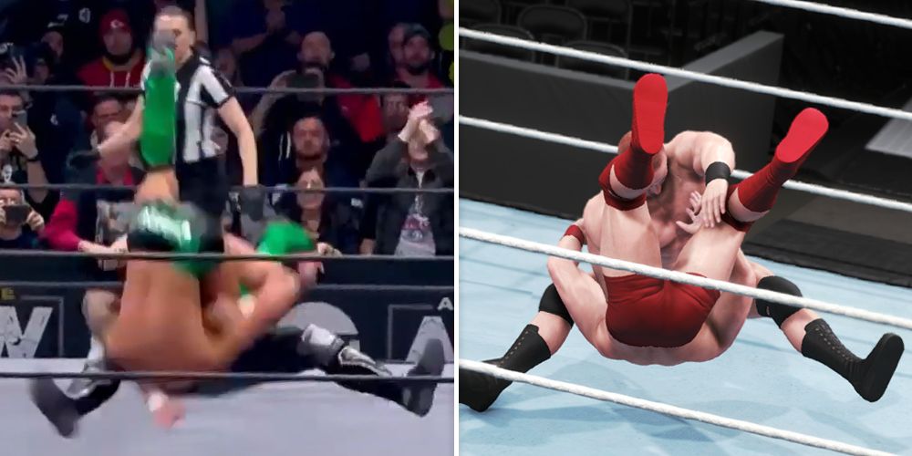 kneeling reverse piledriver wwe 2k 17