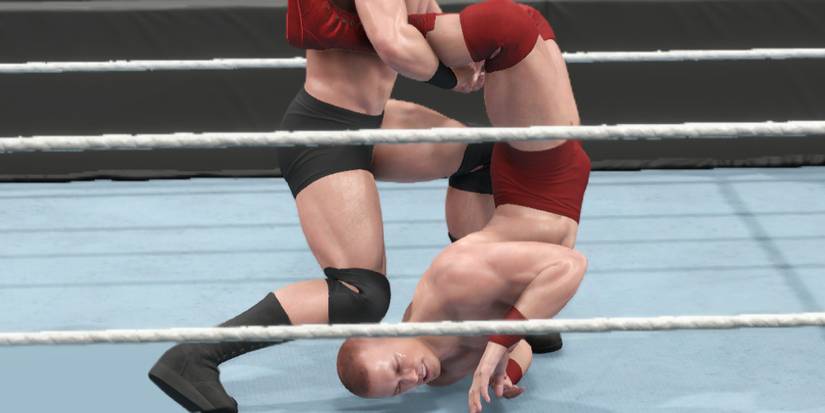 WWE-2K20-Elevated-Boston-Crab-Submission-Wrestling-Move
