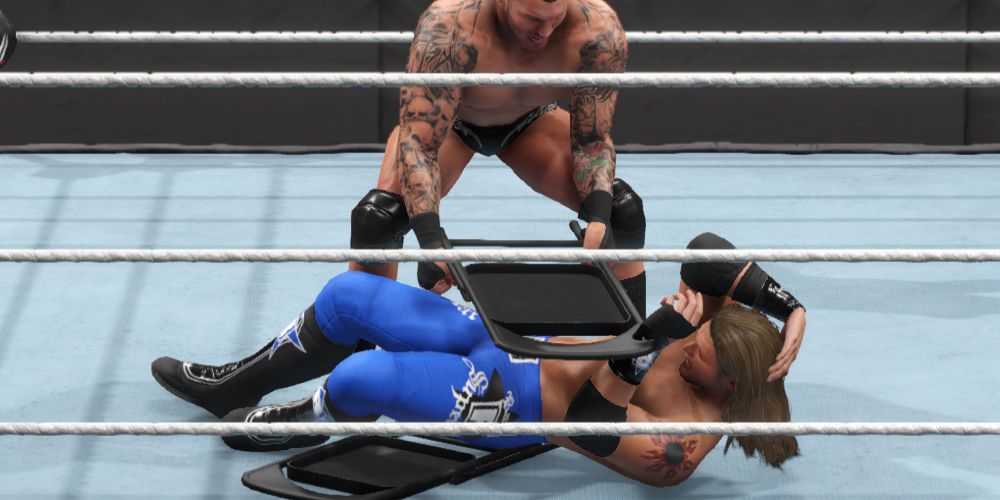 WWE-2K20-Randy-Orton-Beats-Edge-With-Chair