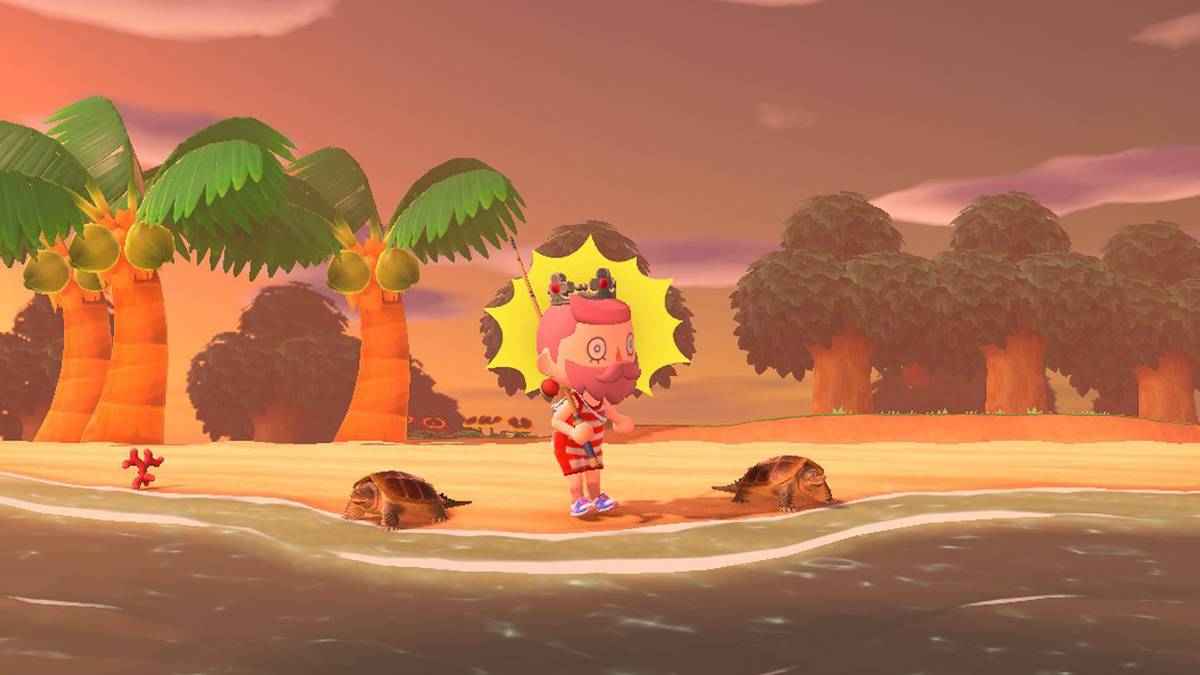 animal crossing new horizons shocked by ocean