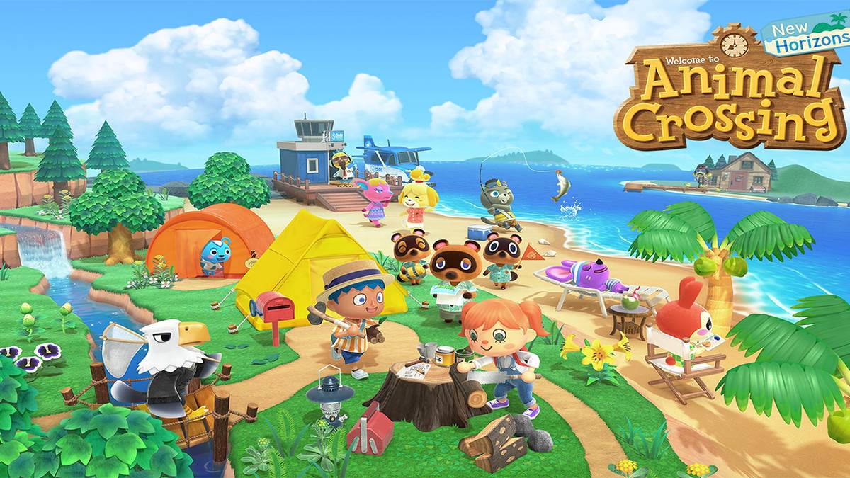 animal crossing key art