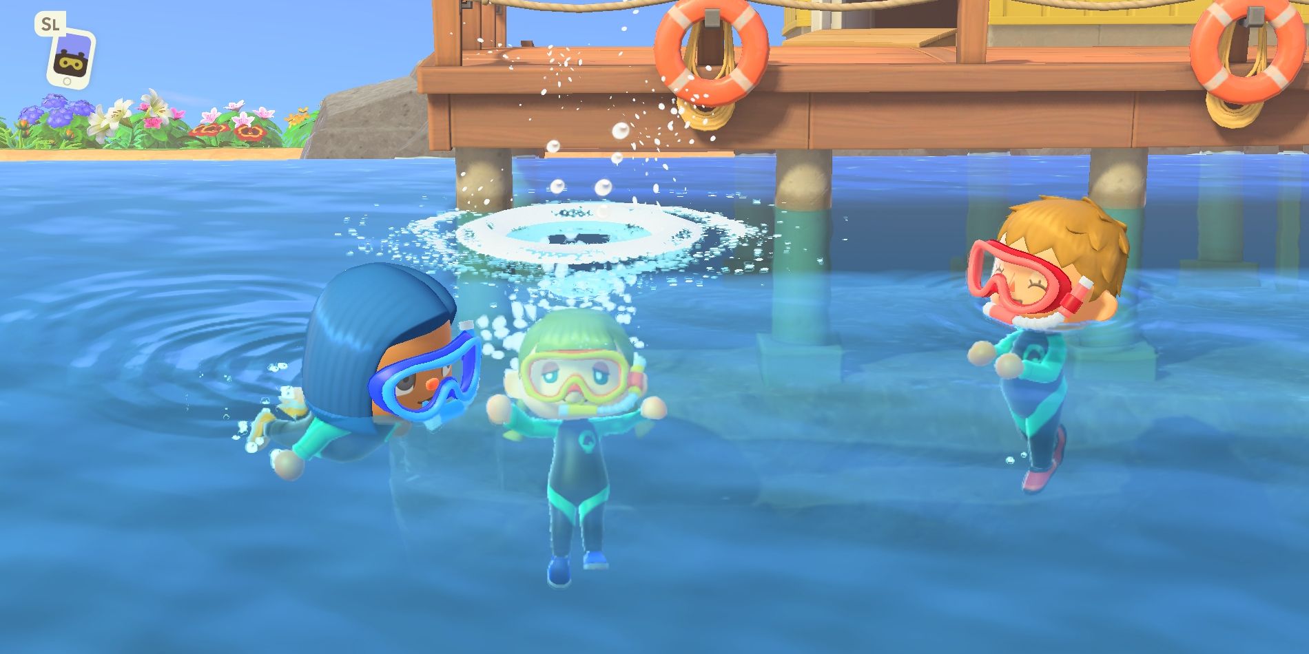 Animal Crossing: New Horizons - How to Swim