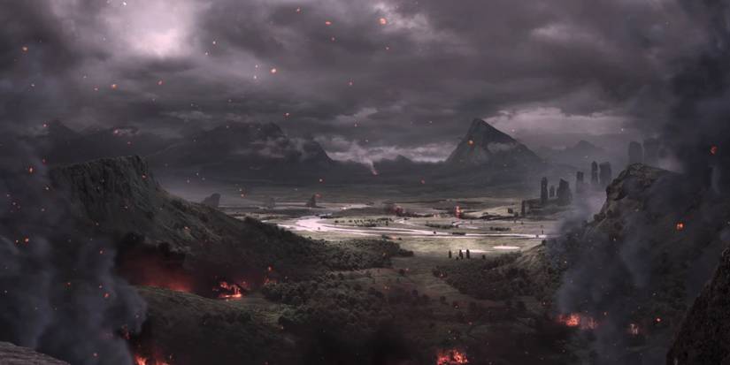 avowed cinematic trailer setting