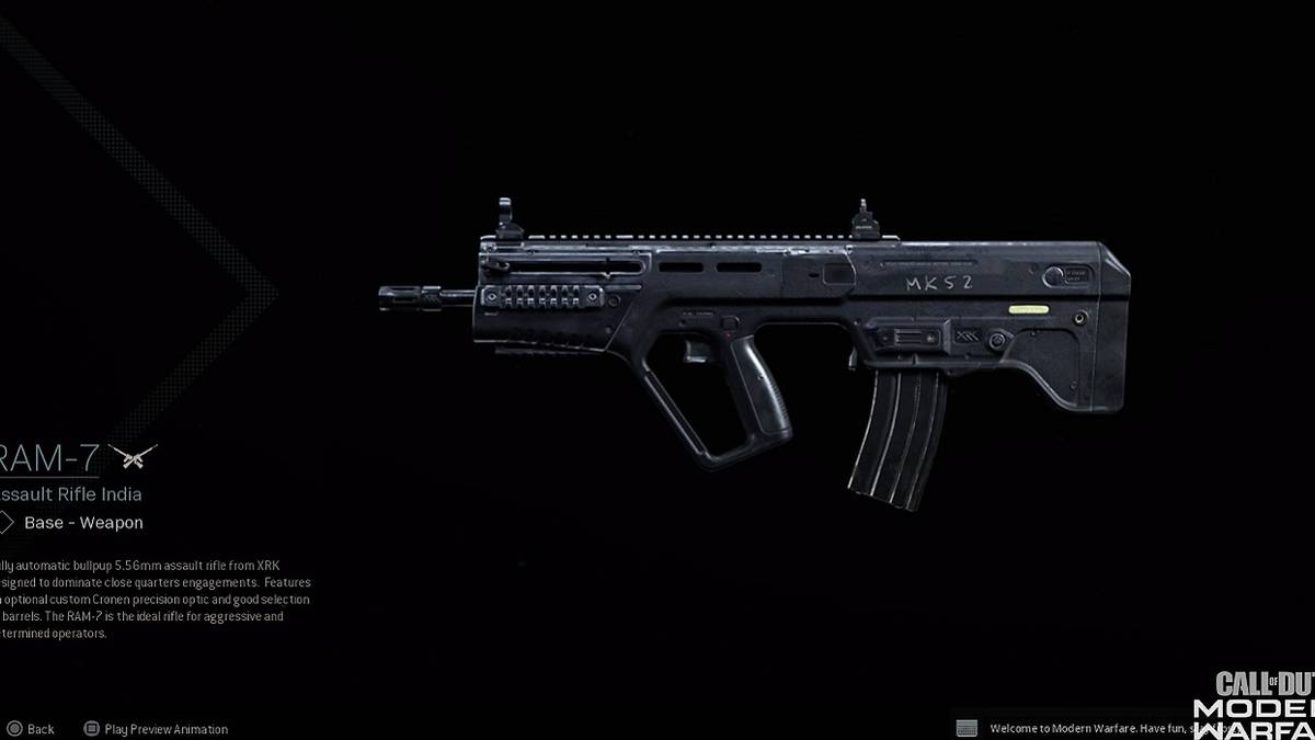 call of duty warzone ram-7 loadout