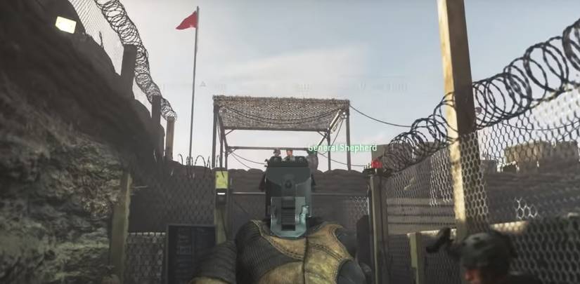 call of duty modern warfare 2 remaster aiming at shepherd