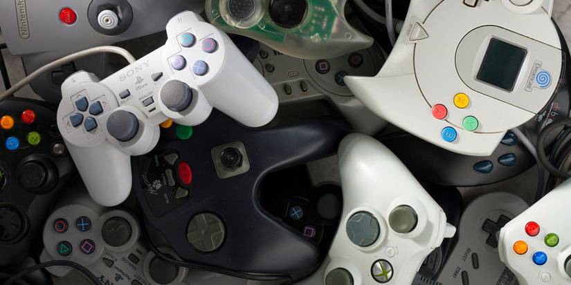 controller pile sony microsoft sega nintendo
