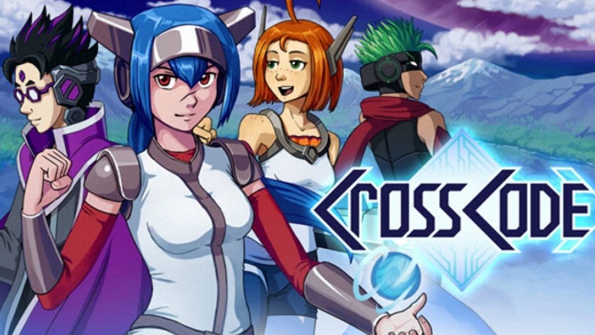 crosscode title screen lea mute