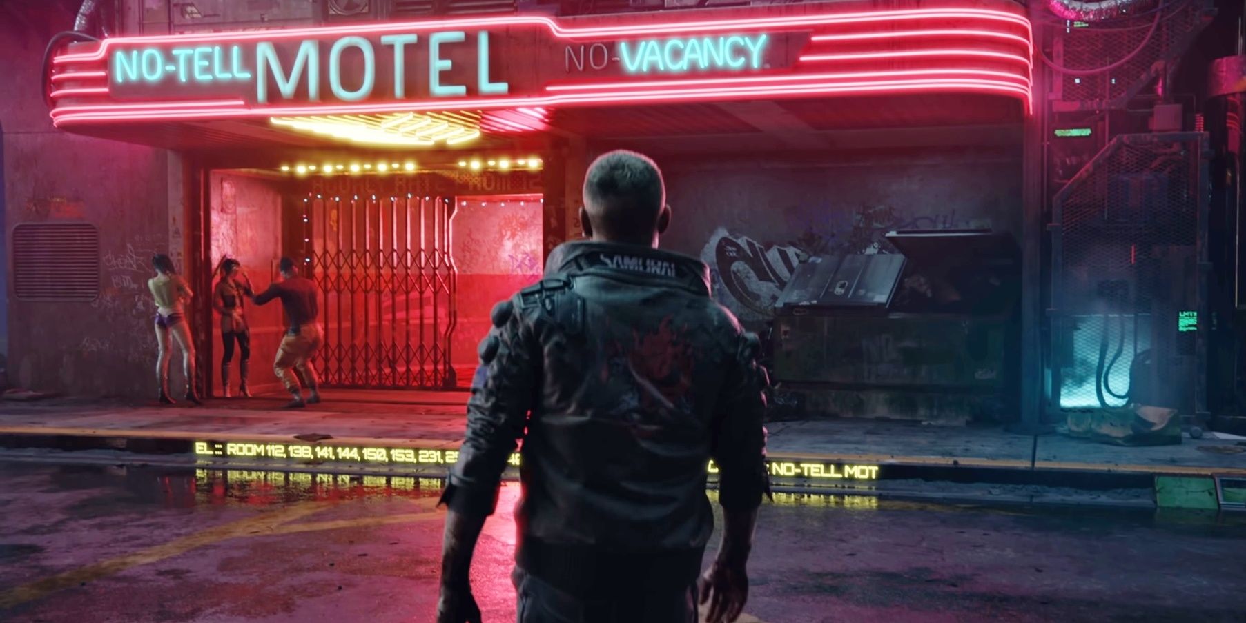 Cyberpunk 2077 motel