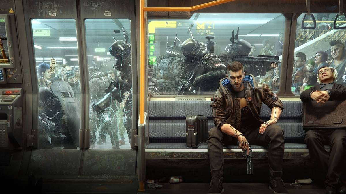 cyberpunk 2077 subway V