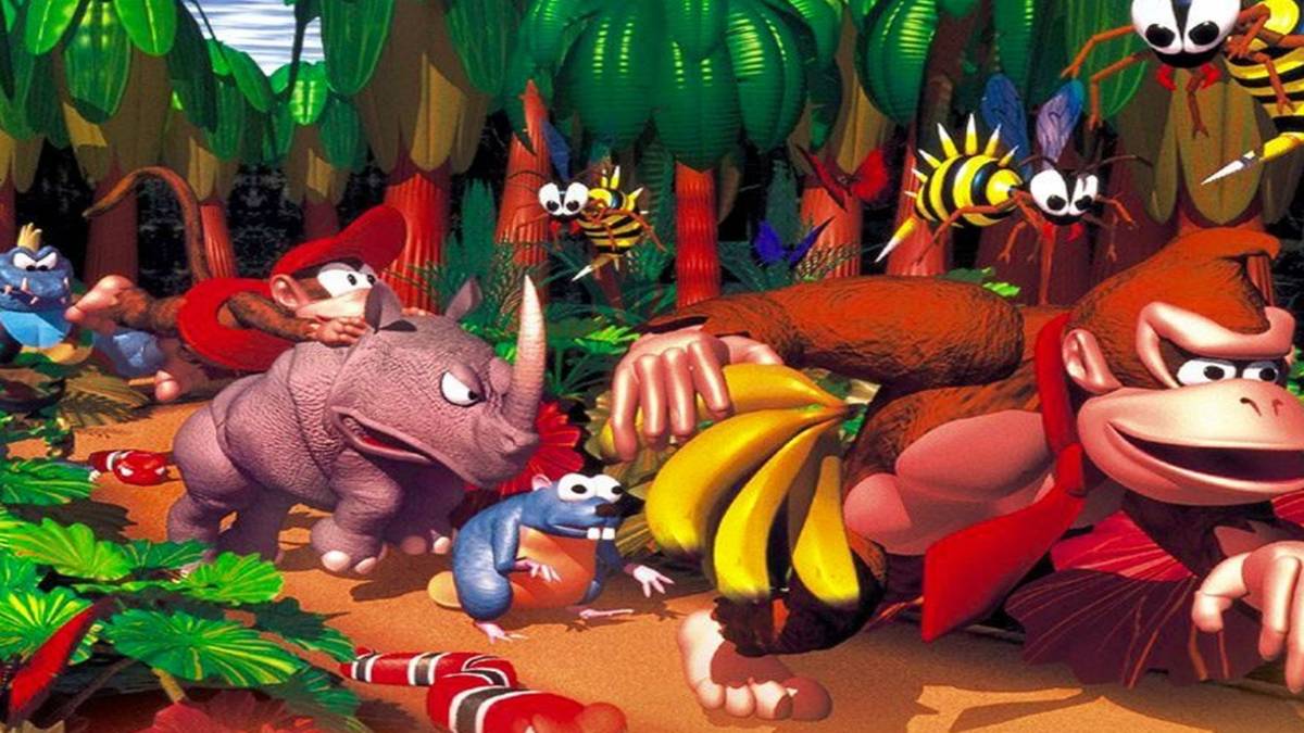donkey kong country art