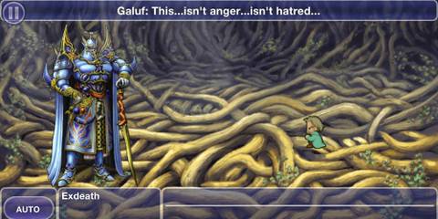 Galuf's final moments in Final Fantasy 5