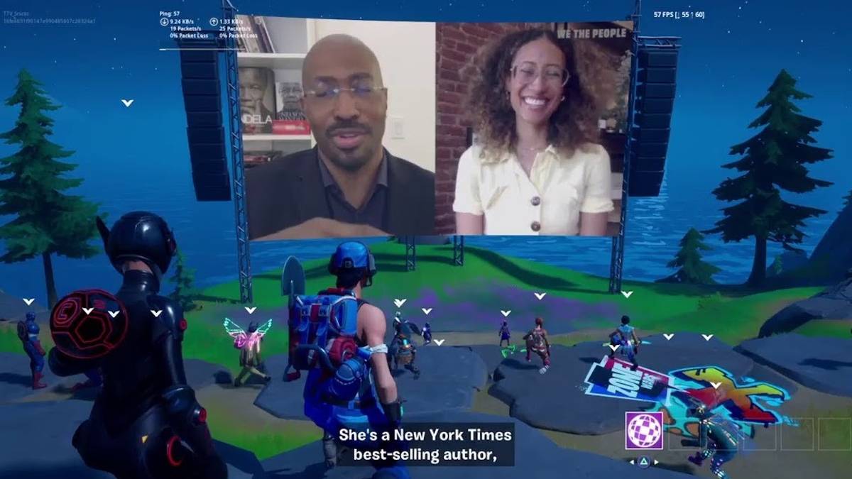 We the People anti-racism presentation in Fortnite