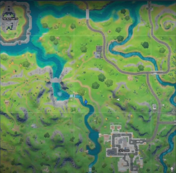 Fortnite Gorgeous Gorge Map Location