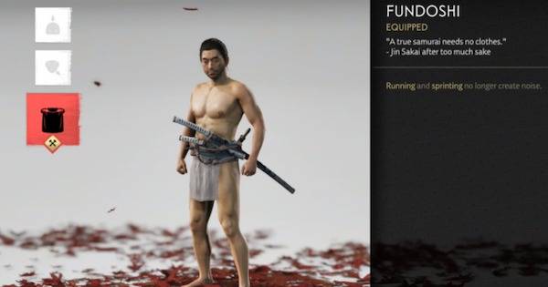 Ghost of Tsushima Fundoshi Armor