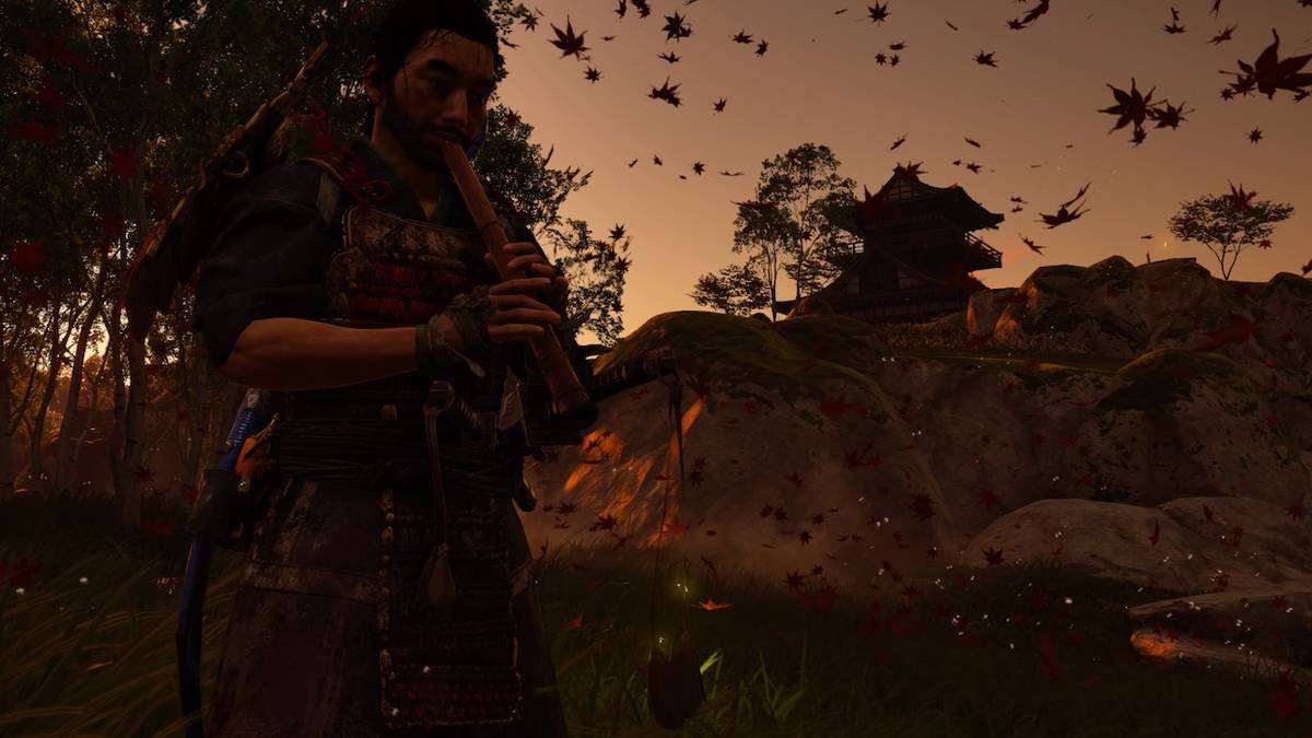 jin sakai plays flute