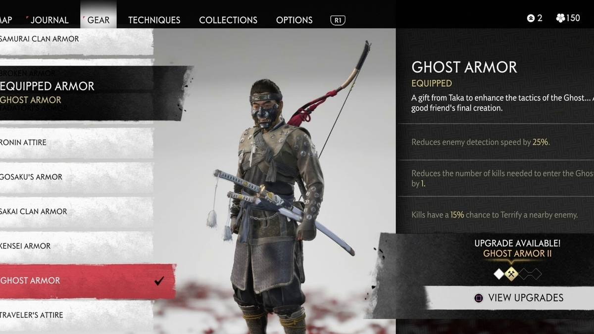 Ghost Armor Set Ghost of Tsushima