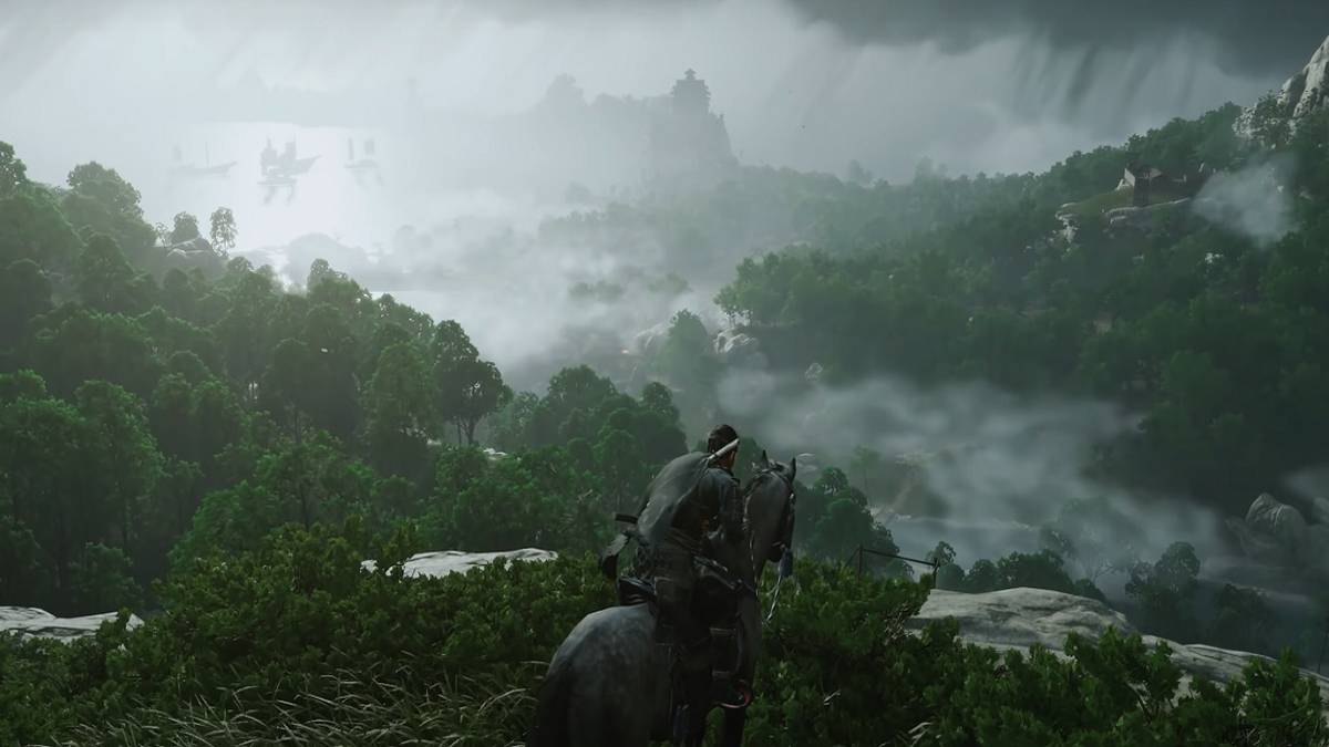 ghost of tsushima jin horse mountains