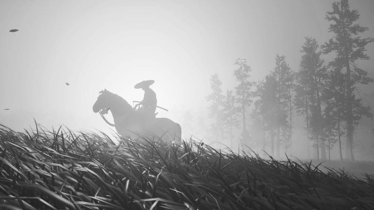 ghost of tsushima jin sunset