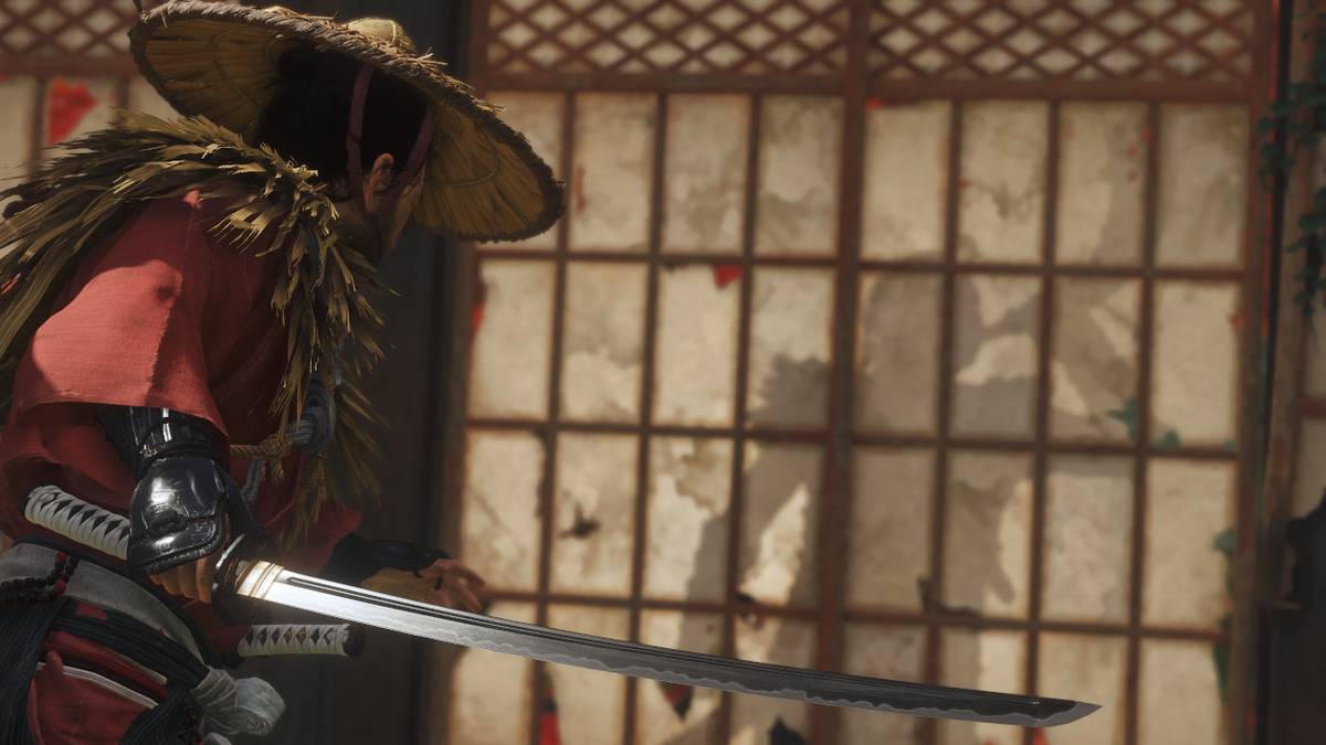 ghost of tsushima put away sword