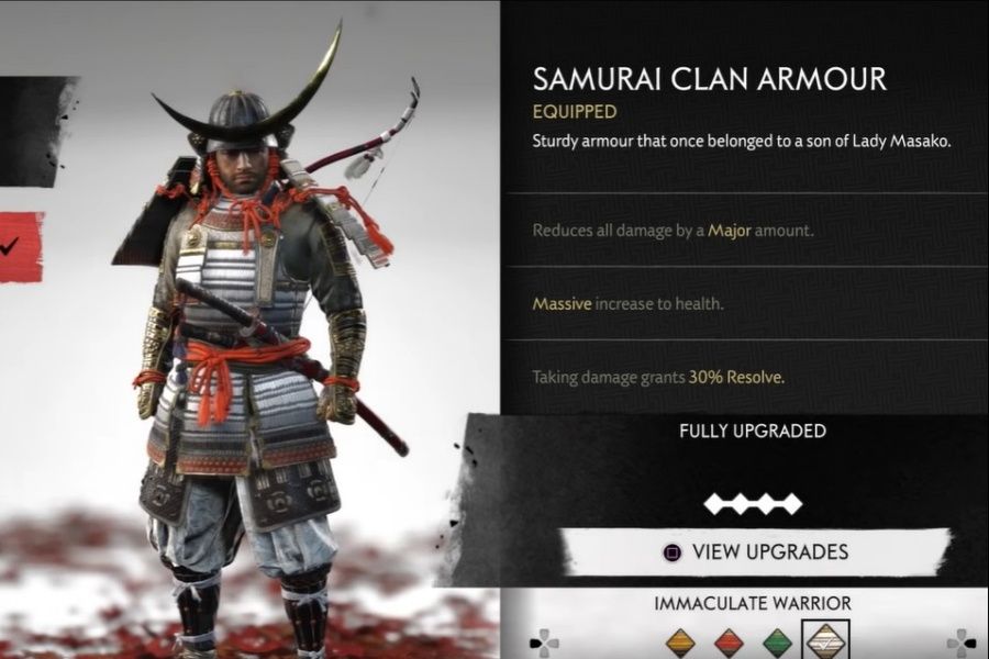Samurai Clan Armor Ghost of Tsushima