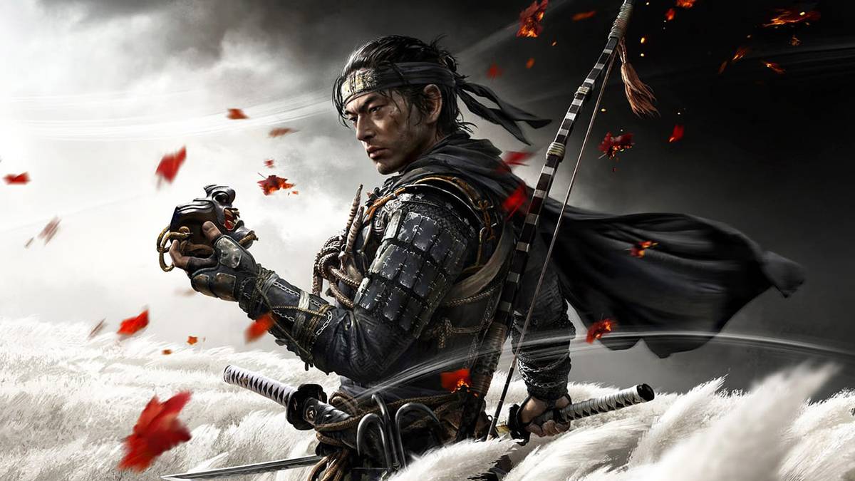 ghost of tsushima jin red maple